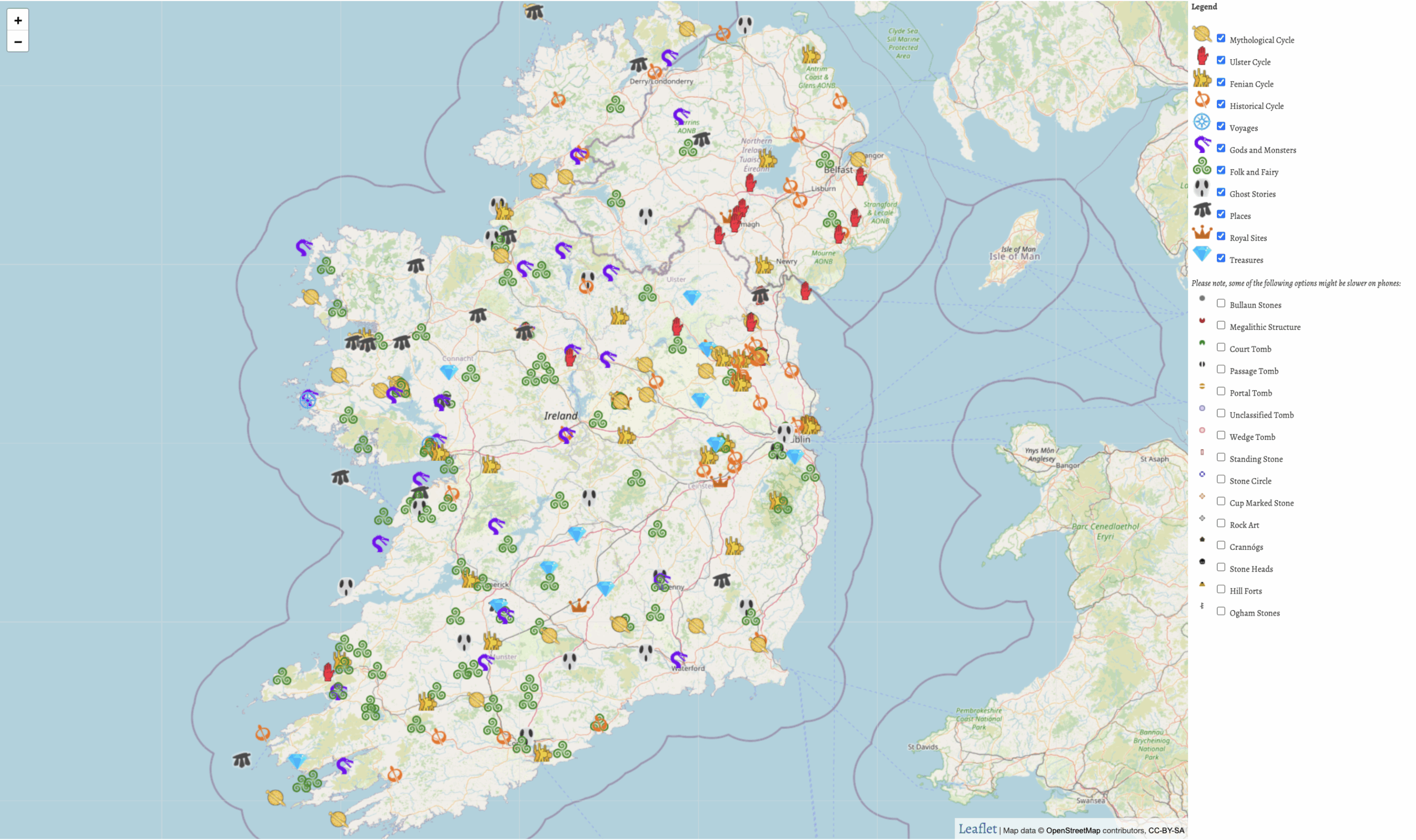 You are currently viewing Interactive Map of Irish Legends, Folklore, and Mythology
