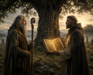 Read more about the article The Serpent and the Cross: Did Ireland’s Ancient Priests Simply Become Her Monks?