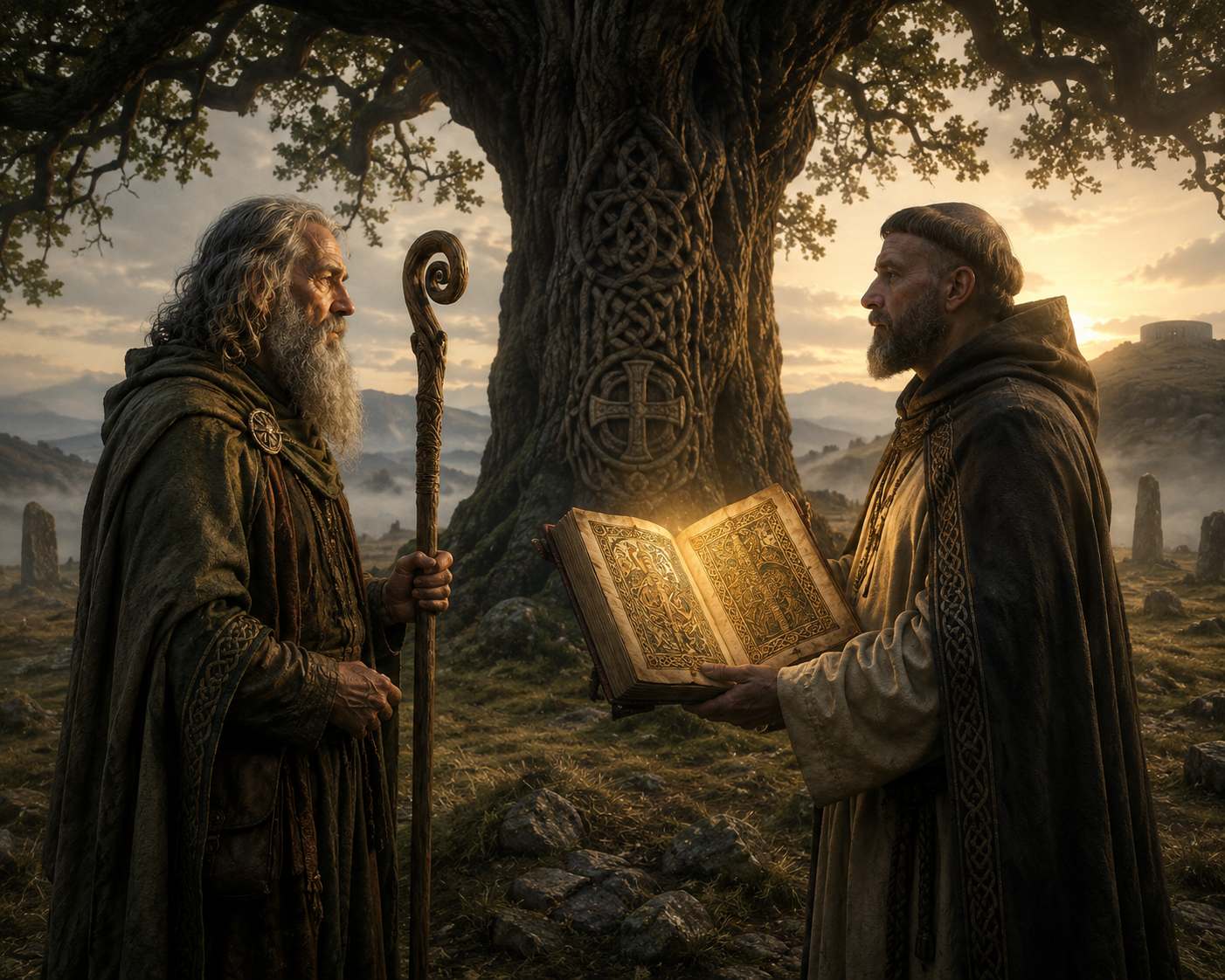 You are currently viewing The Serpent and the Cross: Did Ireland’s Ancient Priests Simply Become Her Monks?